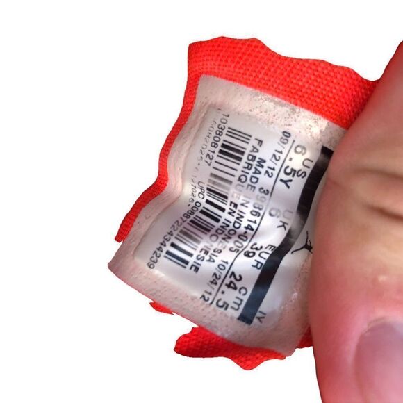 VINTAGE 2012 air jordan 3 retro crimson size 8 - Picture 8 of 16